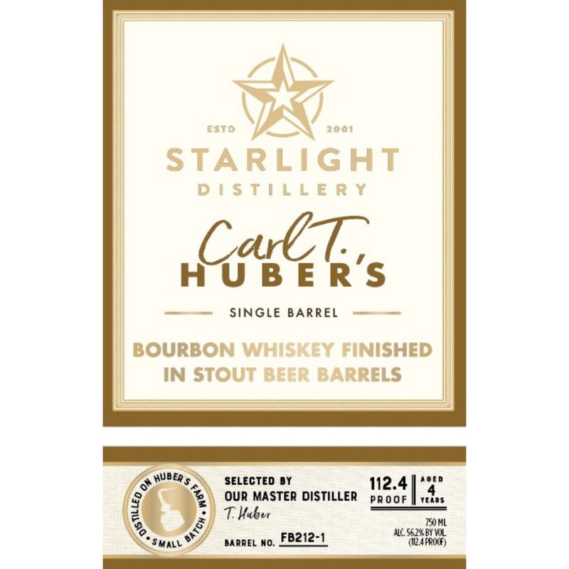 Starlight Bourbon Finished In Stout Beer Barrels - Goro&