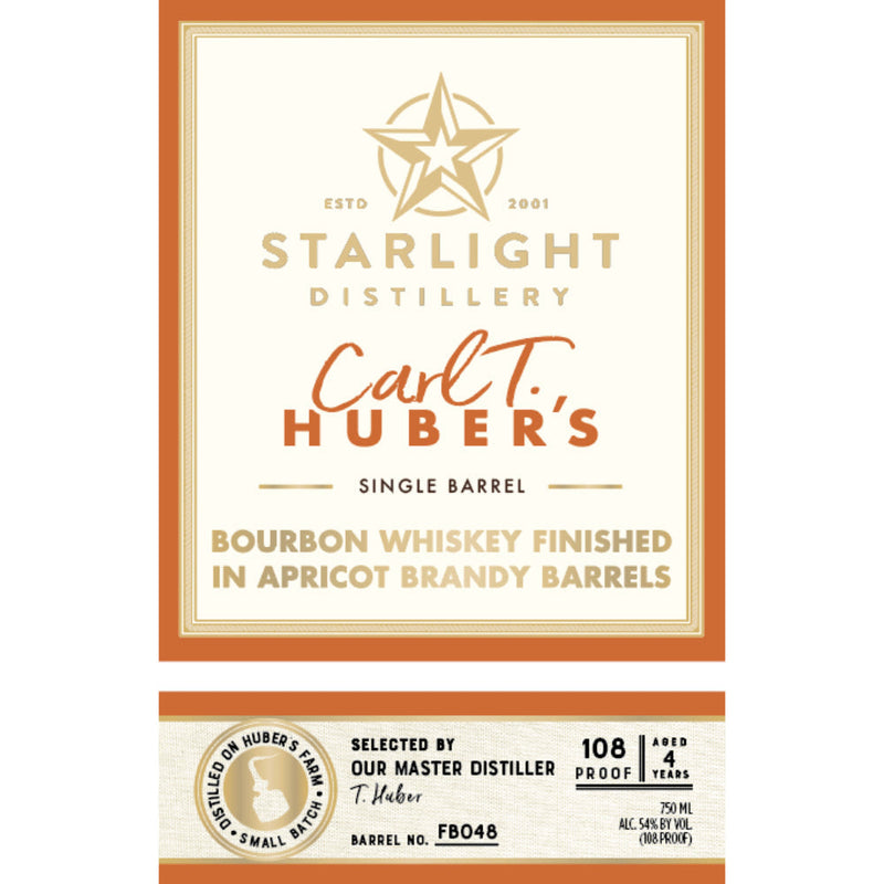 Starlight Bourbon Finished in Apricot Brandy Barrels - Goro&