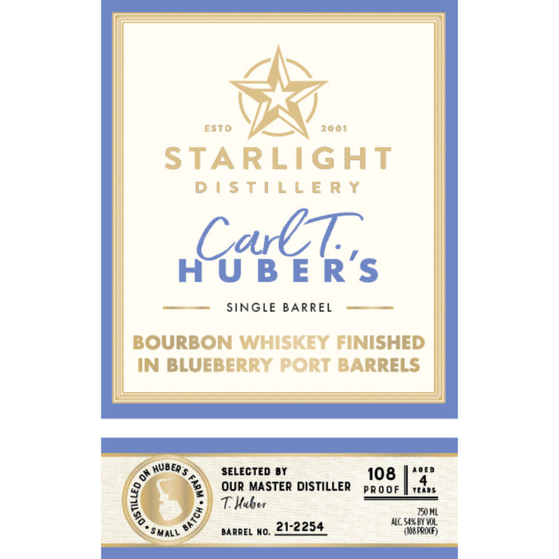 Starlight Bourbon Finished in Blueberry Port Barrels - Goro&