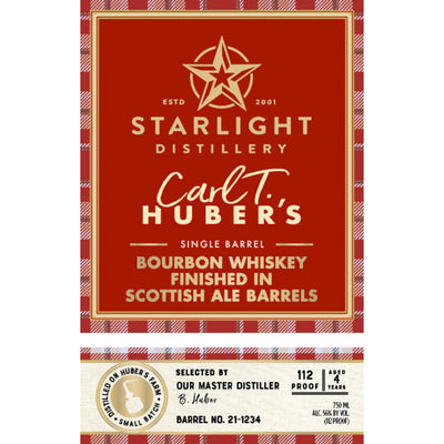 Starlight Bourbon Finished in Scottish Ale Barrels - Goro's Liquor