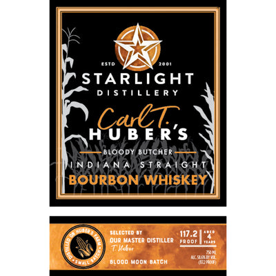 Starlight Carl T. Huber’s Bloody Butcher Bourbon - Goro's Liquor