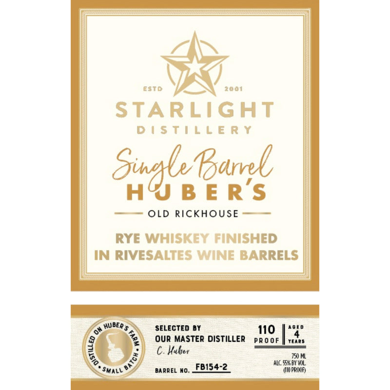 Starlight Rye Finished in Rivesaltes Wine Barrels - Goro&