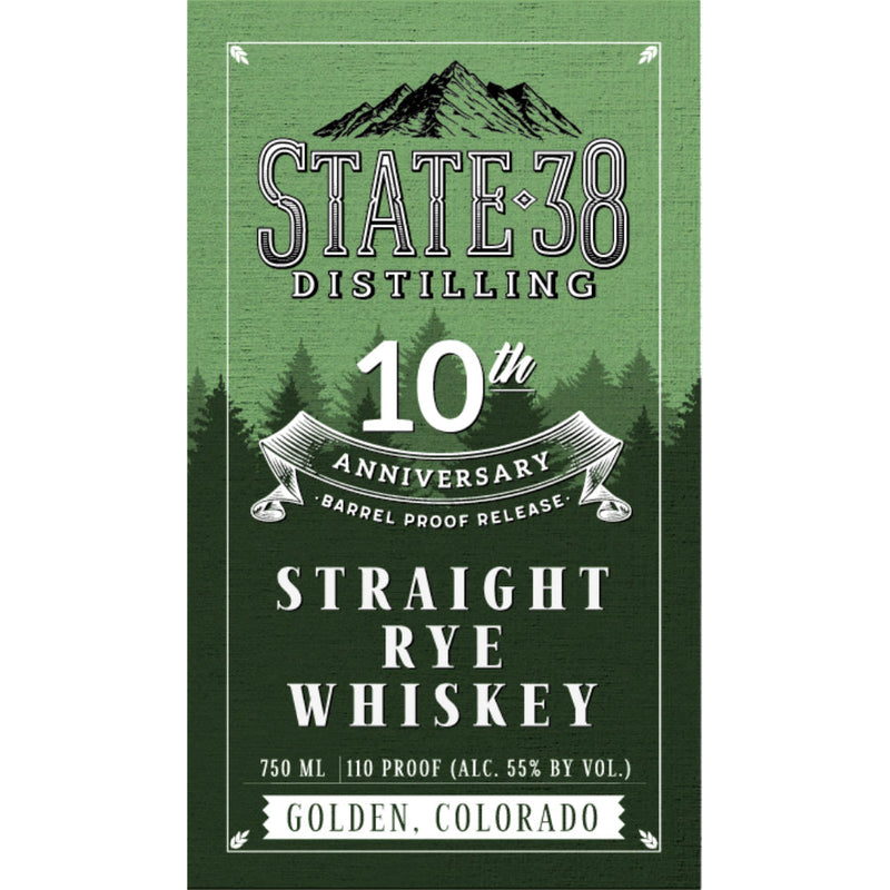 State 38 10th Anniversary Straight Rye - Goro&