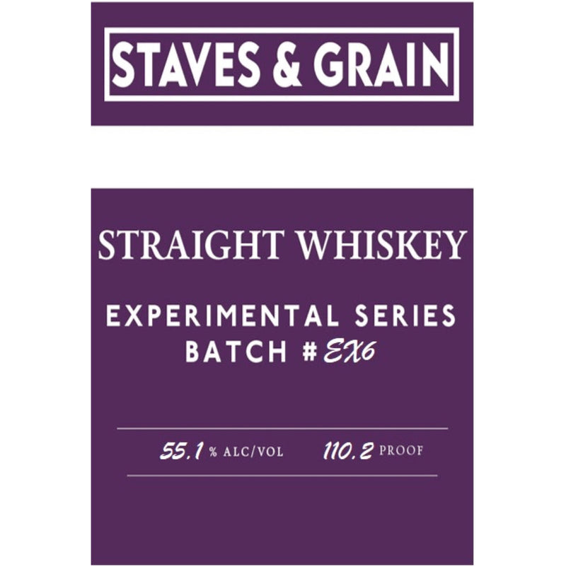 Staves & Grain Experimental Series Batch 