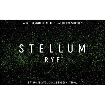 Stellum Black Cask Strength Rye - Goro's Liquor