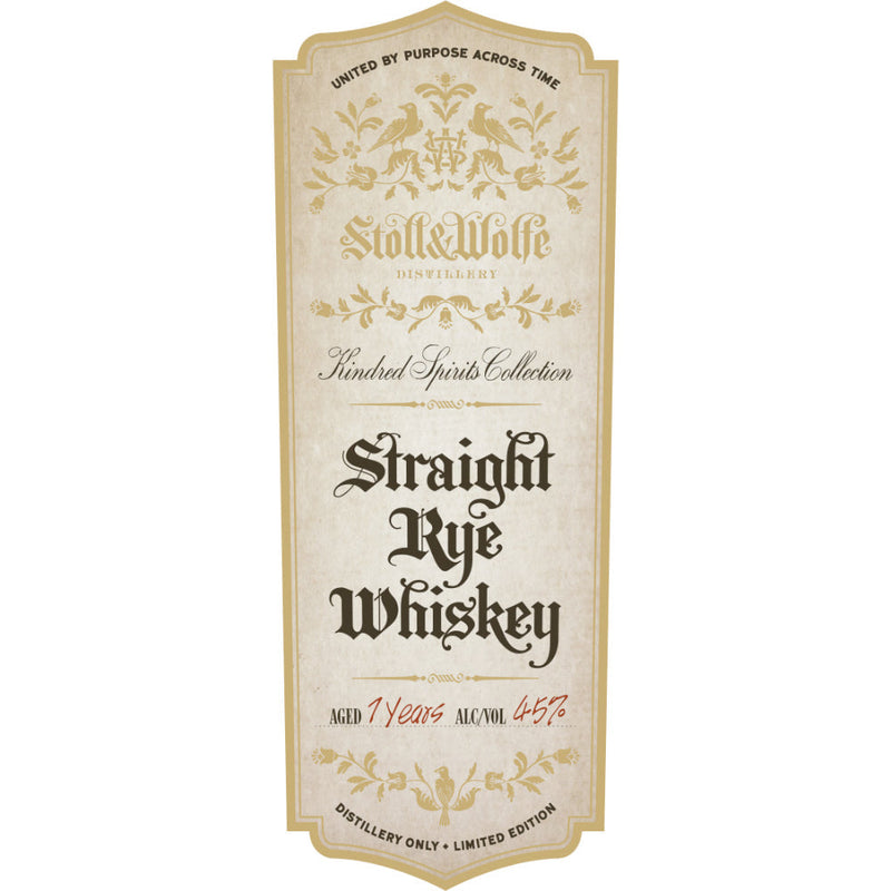 Stoll & Wolfe Kindred Spirits Collection 7 Year Old Straight Rye - Goro&