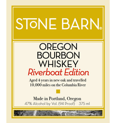 Stone Barn 4 Year Old Oregon Bourbon: Riverboat Edition - Goro's Liquor