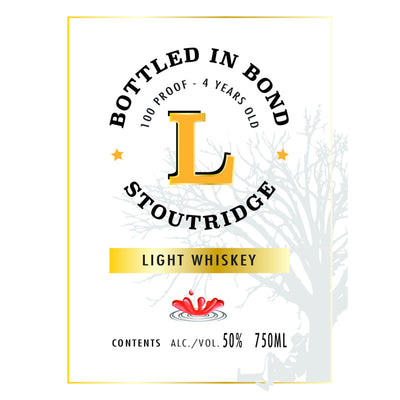 Stoutridge Bottled in Bond Light Whiskey - Goro's Liquor