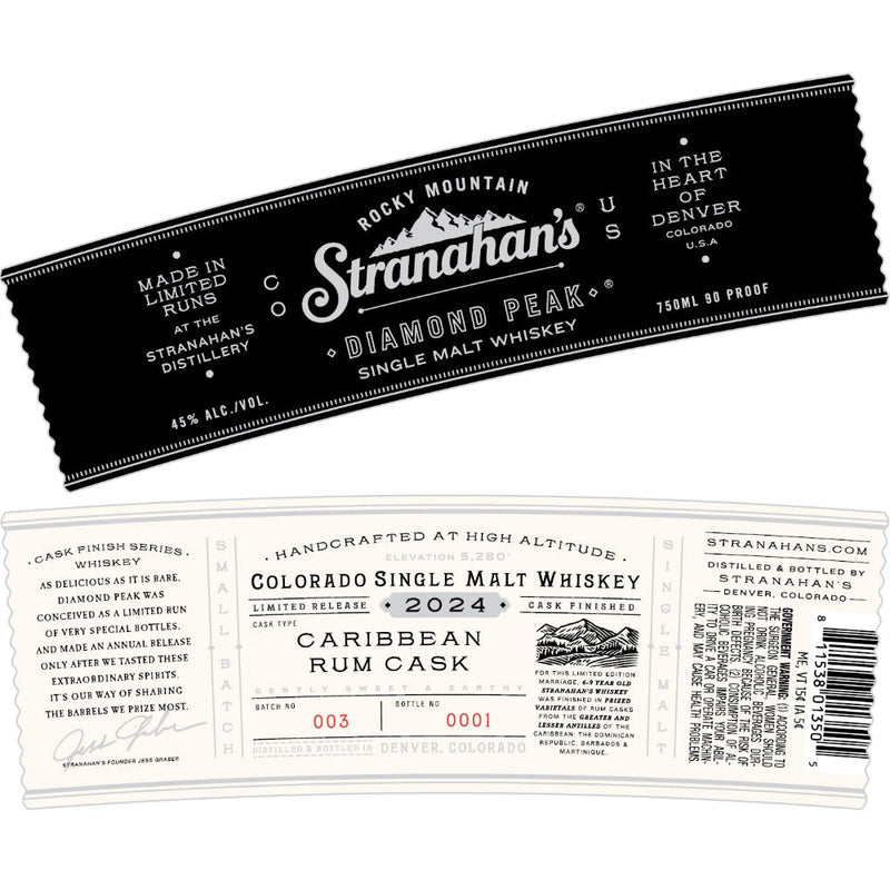 Stranahan’s Diamond Peak 2024 Edition American Whiskey Stranahan&