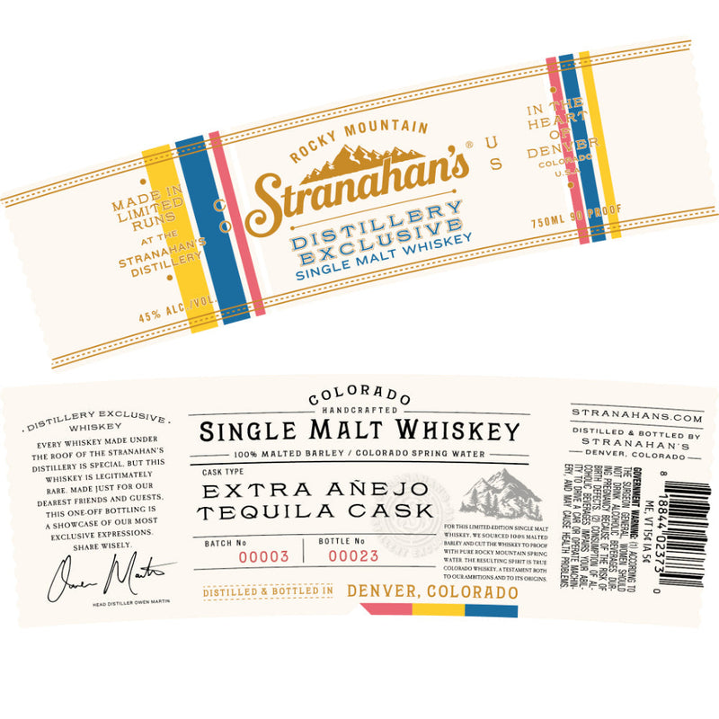 Stranahan’s Distillery Exclusive Single Malt Whiskey - Goro&