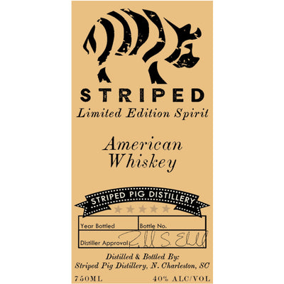 Striped Pig American Whiskey - Goro's Liquor