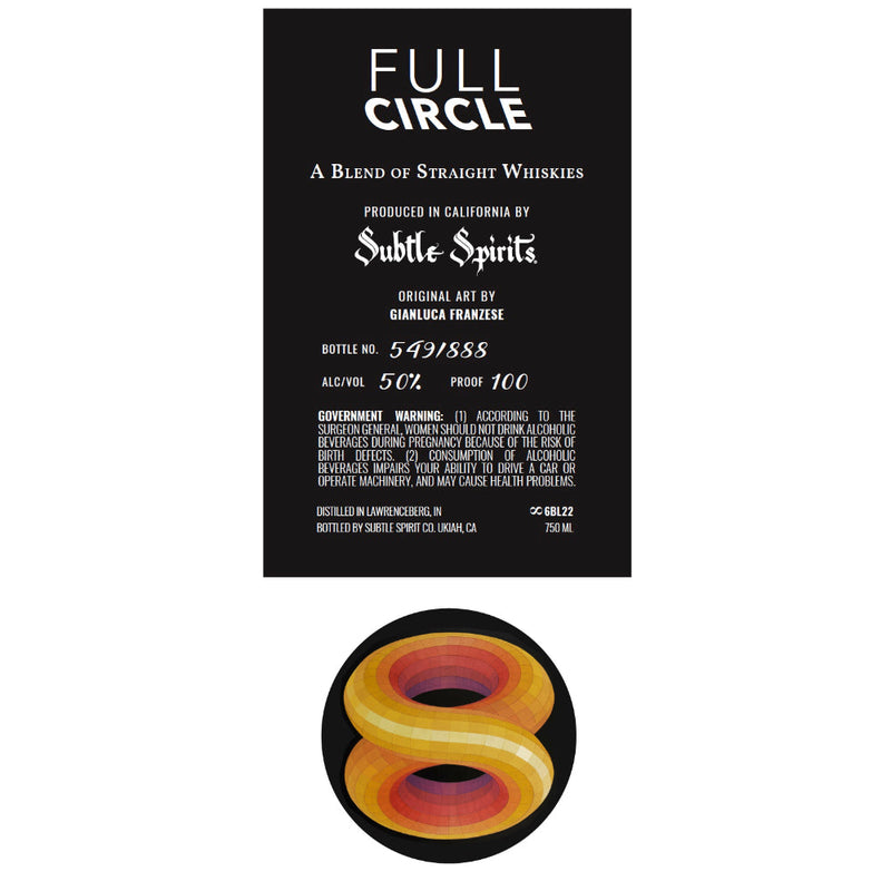 Subtle Spirits Full Circle Blended Whiskey By Gianluca Franzese - Goro&