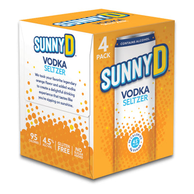 SunnyD Vodka Seltzer 4pk - Goro's Liquor