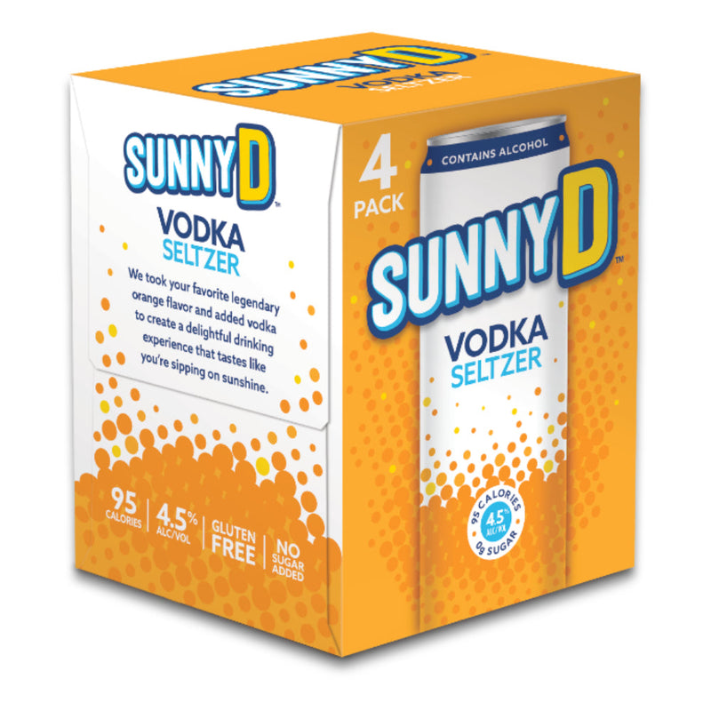 SunnyD Vodka Seltzer 4pk - Goro&