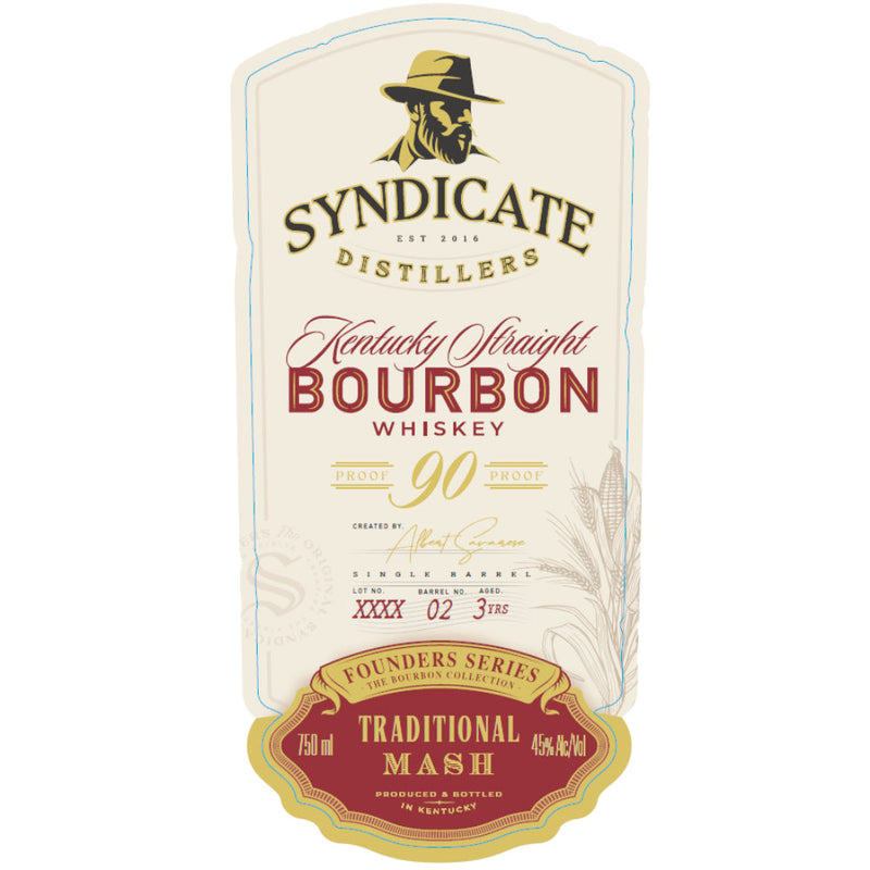 Syndicate Distillers Traditional Mash Kentucky Straight Bourbon - Goro&