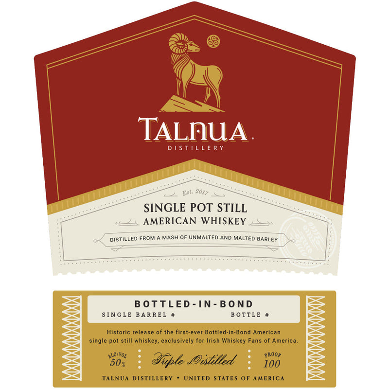 Talnua Bottled in Bond Single Pot Still American Whiskey - Goro&