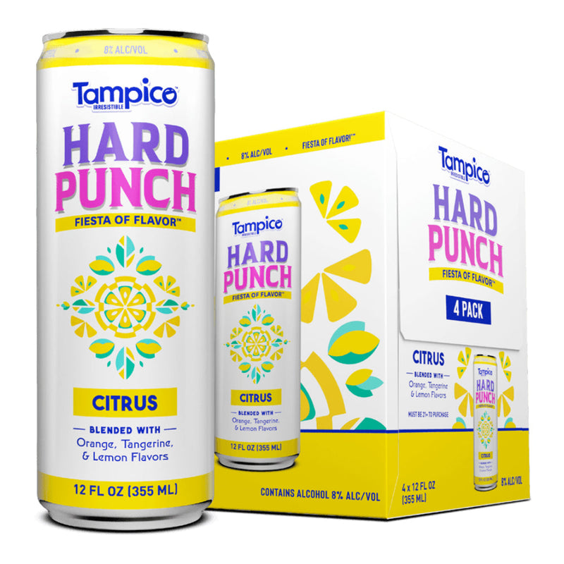 Tampico Hard Punch Citrus 4pk - Goro&