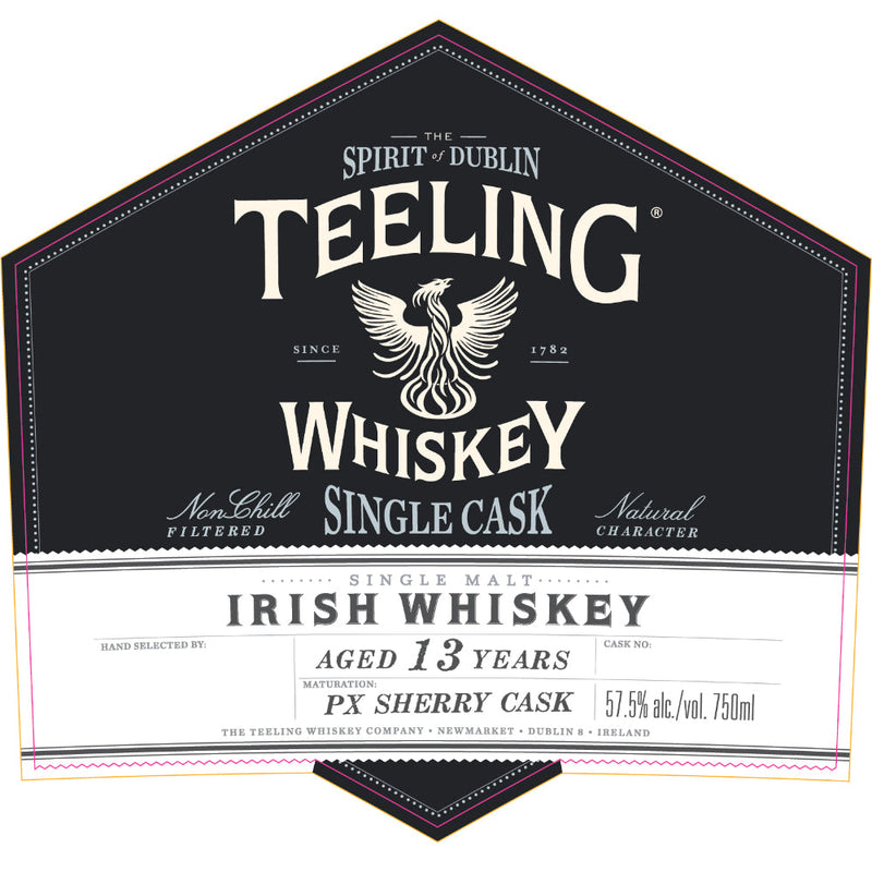 Teeling Single Cask Irish Whiskey 13 Year Old PX Sherry Cask - Goro&