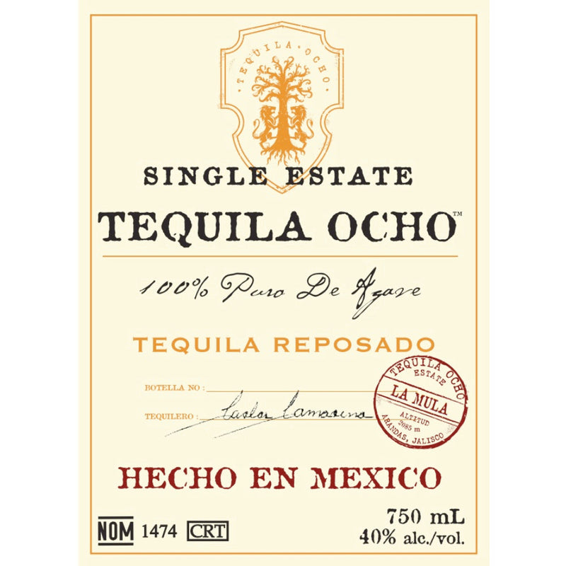 Tequila Ocho Single Estate Reposado La Mula - Goro&