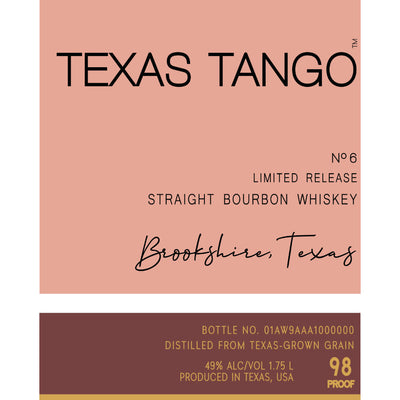 Texas Tango Limited Release Straight Bourbon - Goro's Liquor