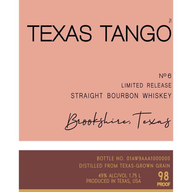 Texas Tango Limited Release Straight Bourbon - Goro&