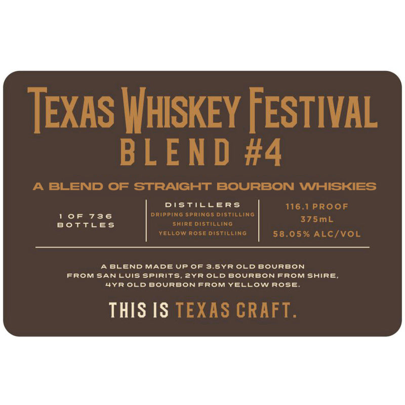 Texas Whiskey Festival Blend 