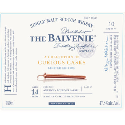 The Balvenie A Collection of Curious Casks 14 Year Old - Goro's Liquor