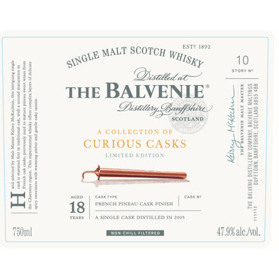 The Balvenie A Collection of Curious Casks 18 Year Old - Goro's Liquor