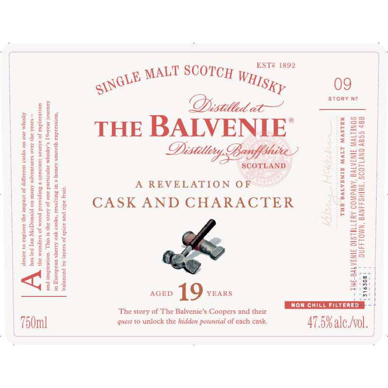 The Balvenie A Revelation of Cask and Character 19 Year Old - Goro&