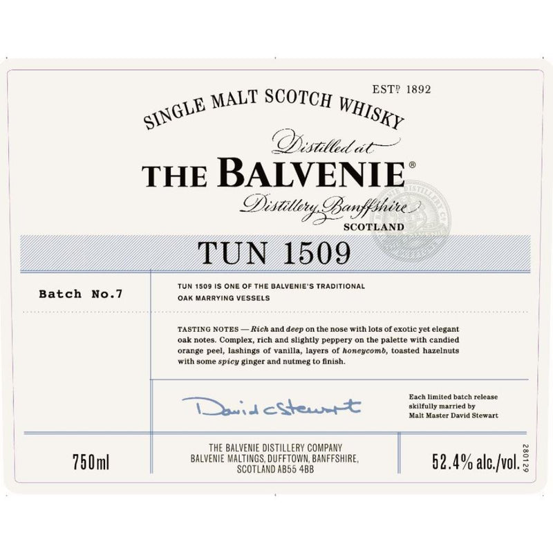 The Balvenie Tun 1509 Batch 7 - Goro&