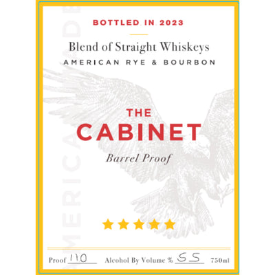 The Cabinet Barrel Proof Blended Whiskey 2023 Edition - Goro's Liquor