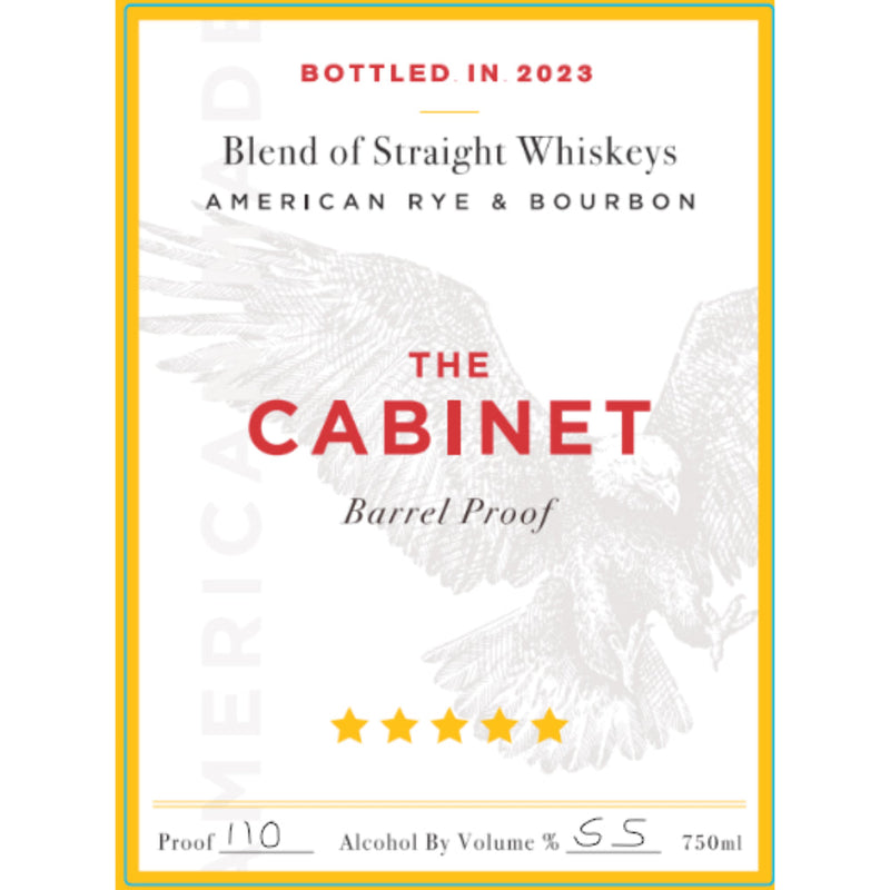 The Cabinet Barrel Proof Blended Whiskey 2023 Edition - Goro&