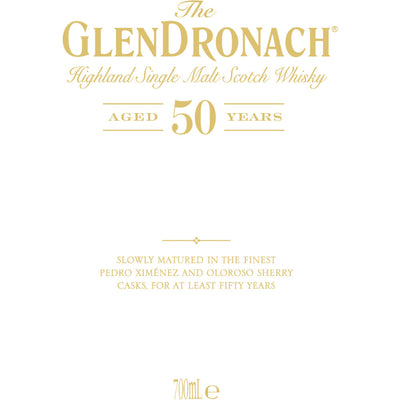 The Glendronach 50 Years Old - Goro's Liquor