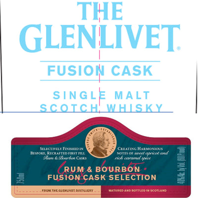 The Glenlivet Rum & Bourbon Fusion Cask Selection - Goro's Liquor