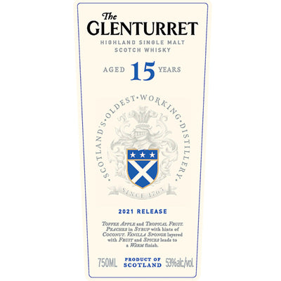 The Glenturret 15 Year Old 2021 Release - Goro's Liquor