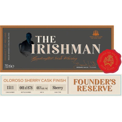 The Irishman Founders Reserve Sherry Cask Finish - Goro's Liquor