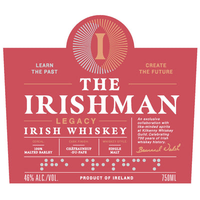 The Irishman Legacy Irish Whiskey - Goro's Liquor