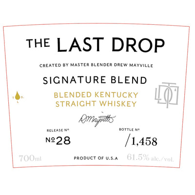 The Last Drop Signature Blend Blended Kentucky Straight Whiskey - Goro's Liquor