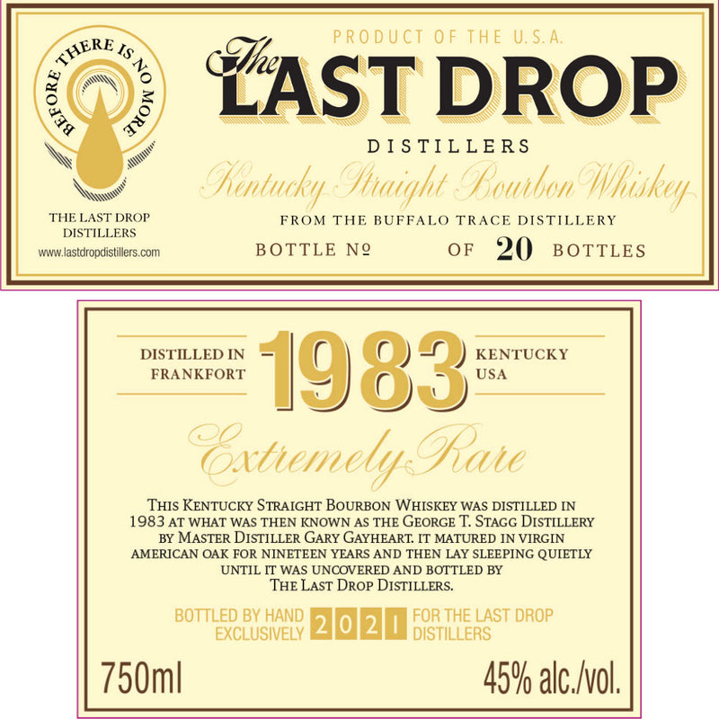 The Last Drop XXIV 1983 Buffalo Trace - Goro&