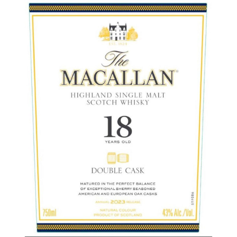 The Macallan 18 Year Old Double Cask 2023 Release - Goro&