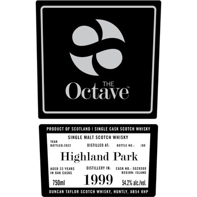 The Octave Highland Park 1999 23 Year Old - Goro's Liquor