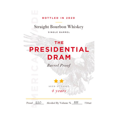 The Presidential Dram Barrel Proof 2020 Release - Goro's Liquor