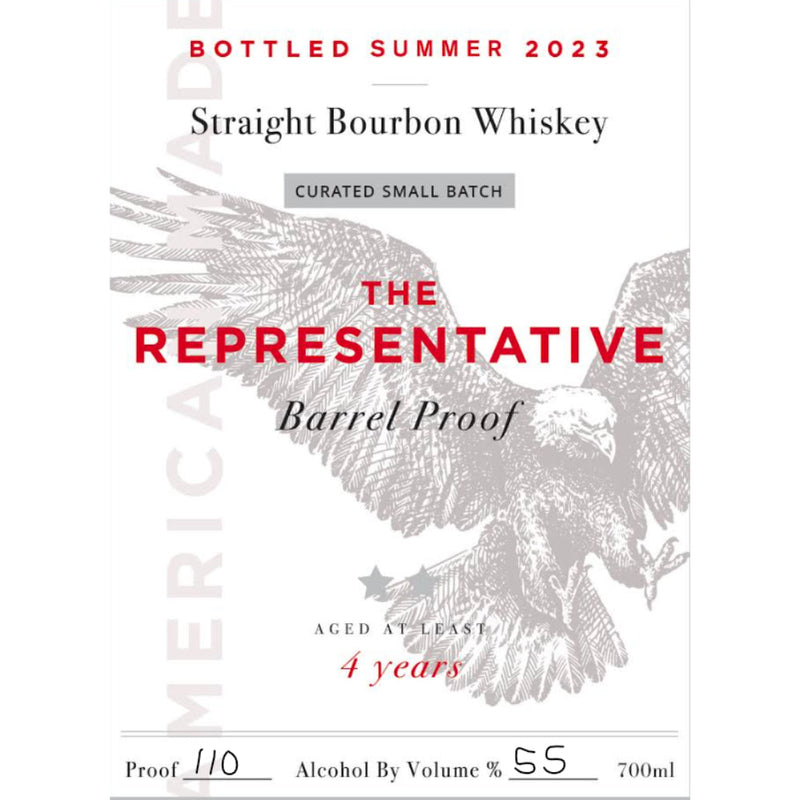 The Representative Barrel Proof 4 Year Old Bourbon Summer 2023 Release - Goro&