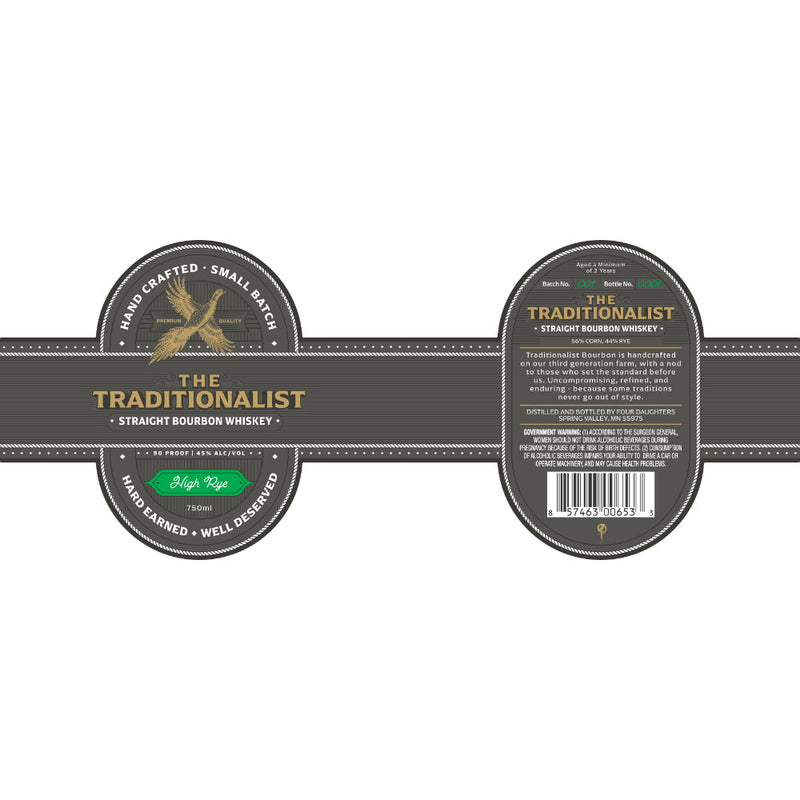 The Traditionalist High Rye Straight Bourbon - Goro&