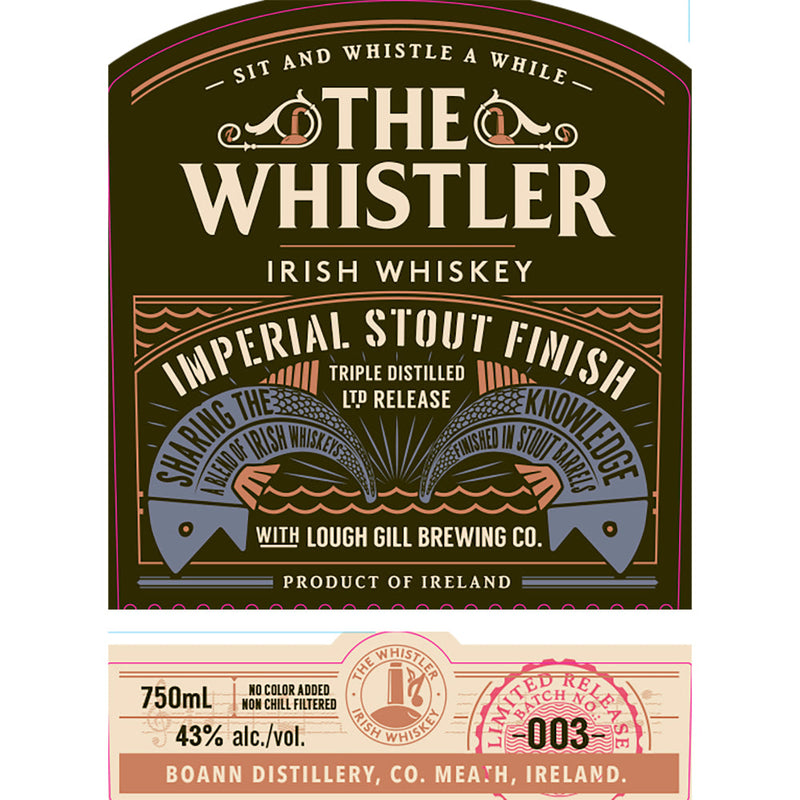 The Whistler Imperial Stout Cask Finish With Lough Gill Brewing - Goro&