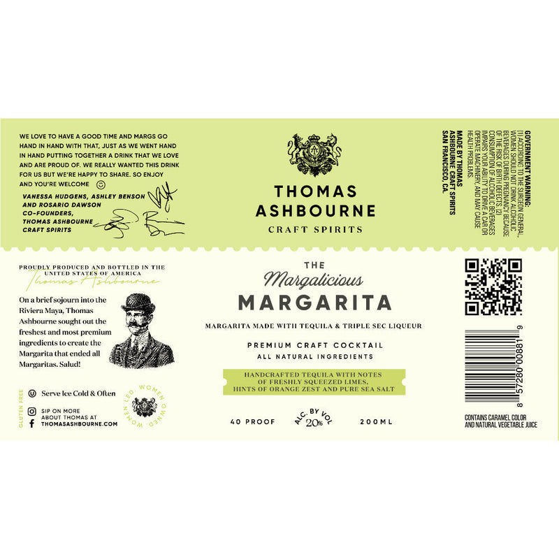 Thomas Ashbourne The Margalicious Margarita by Vanessa Hudgens 4PK Cans - Goro&