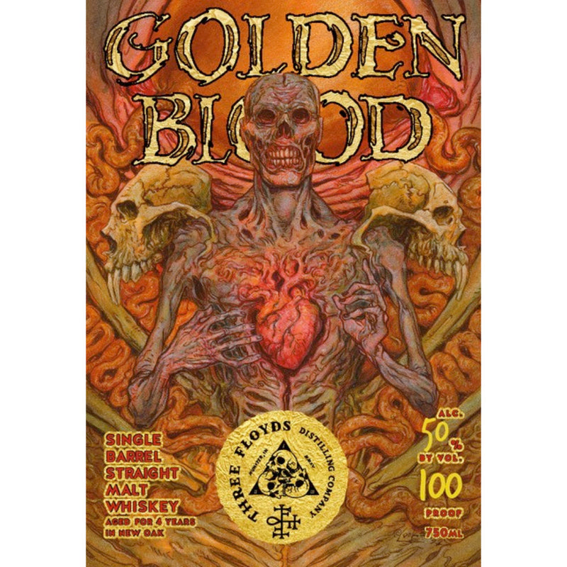 Three Floyds Golden Blood Whiskey by Cannibal Corpse - Goro&