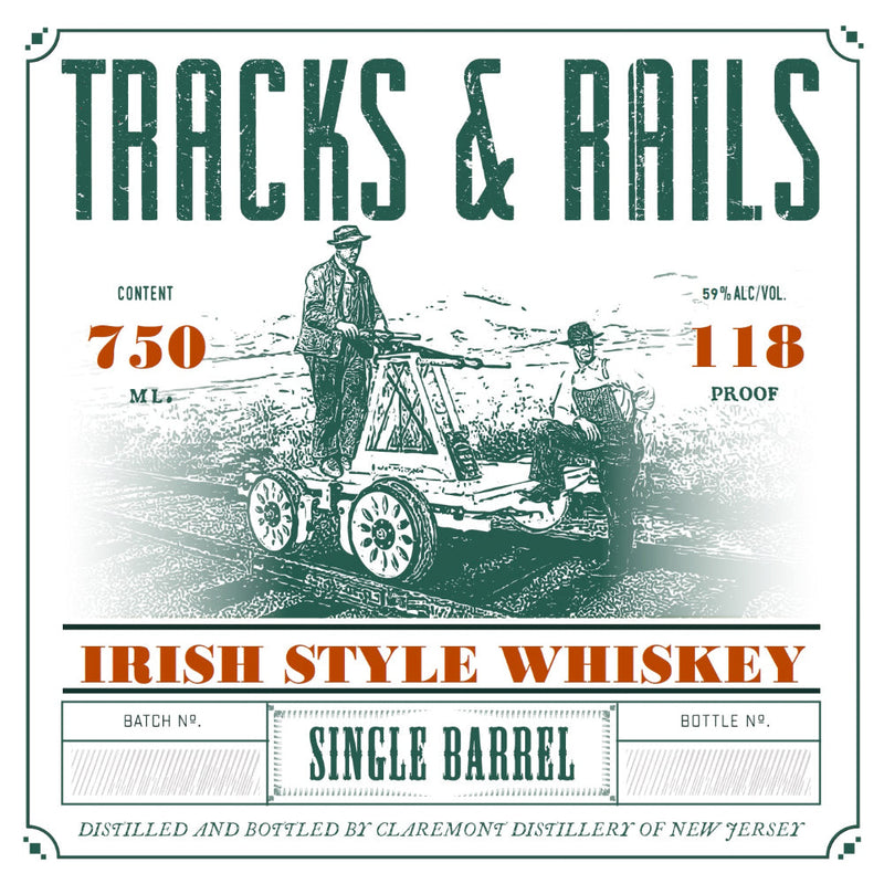 Tracks & Rails Single Barrel Irish Style Whiskey - Goro&