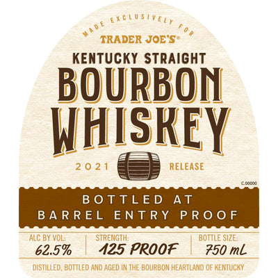 Trader Joe's Bourbon Barrel Entry Proof - Goro's Liquor