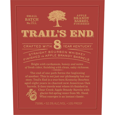 Trail’s End 8 Year Old Bourbon Finished in Apple Brandy Barrels - Goro's Liquor